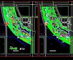 某景觀綠地設計方案圖免費下載 園林綠化及施工