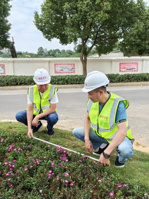 管護中心綠化工程質(zhì)量安全服務(wù)站開展 質(zhì)量安全專項檢查
